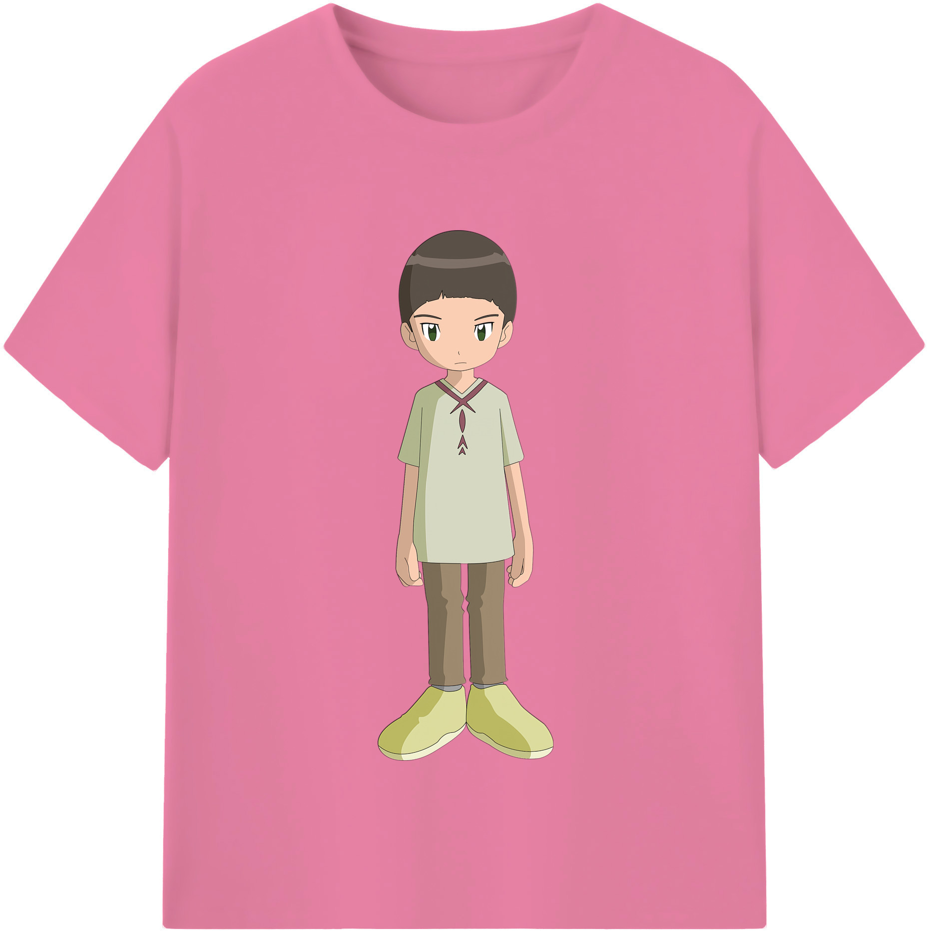 （画像用） Digimon デジタルモンスター/デジモン 綿100％半袖Tシャツ（フロントプリント）